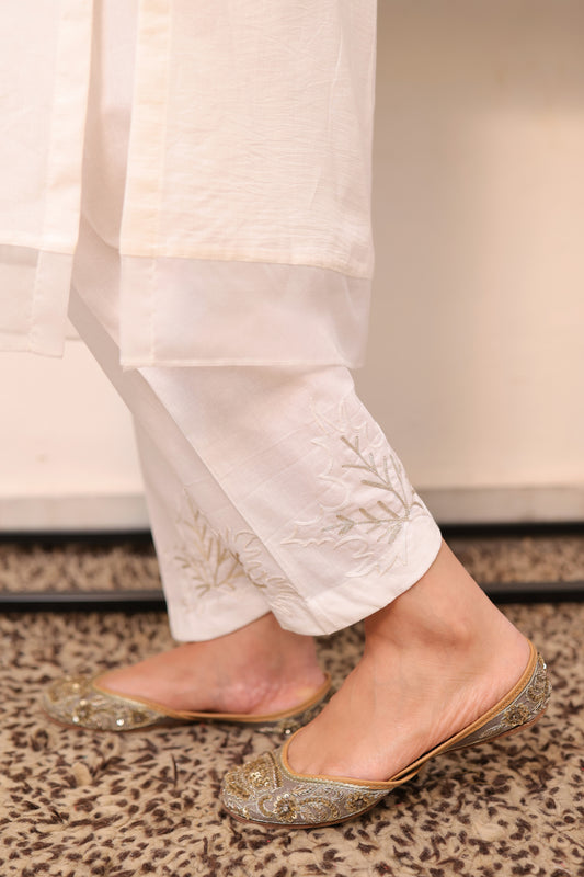 Maple Leaf embroidered Salwar