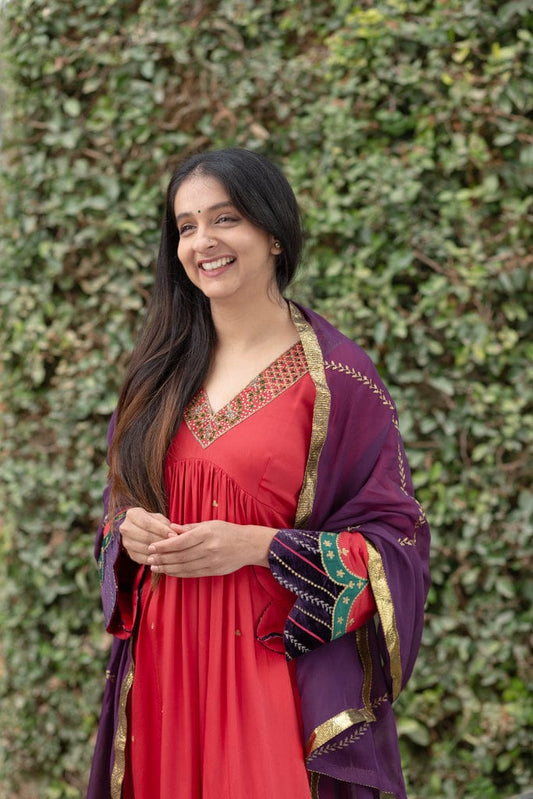 Crimson Kurta